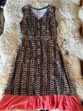 Women’s Flower Power Vintage Summer Dress Size Small